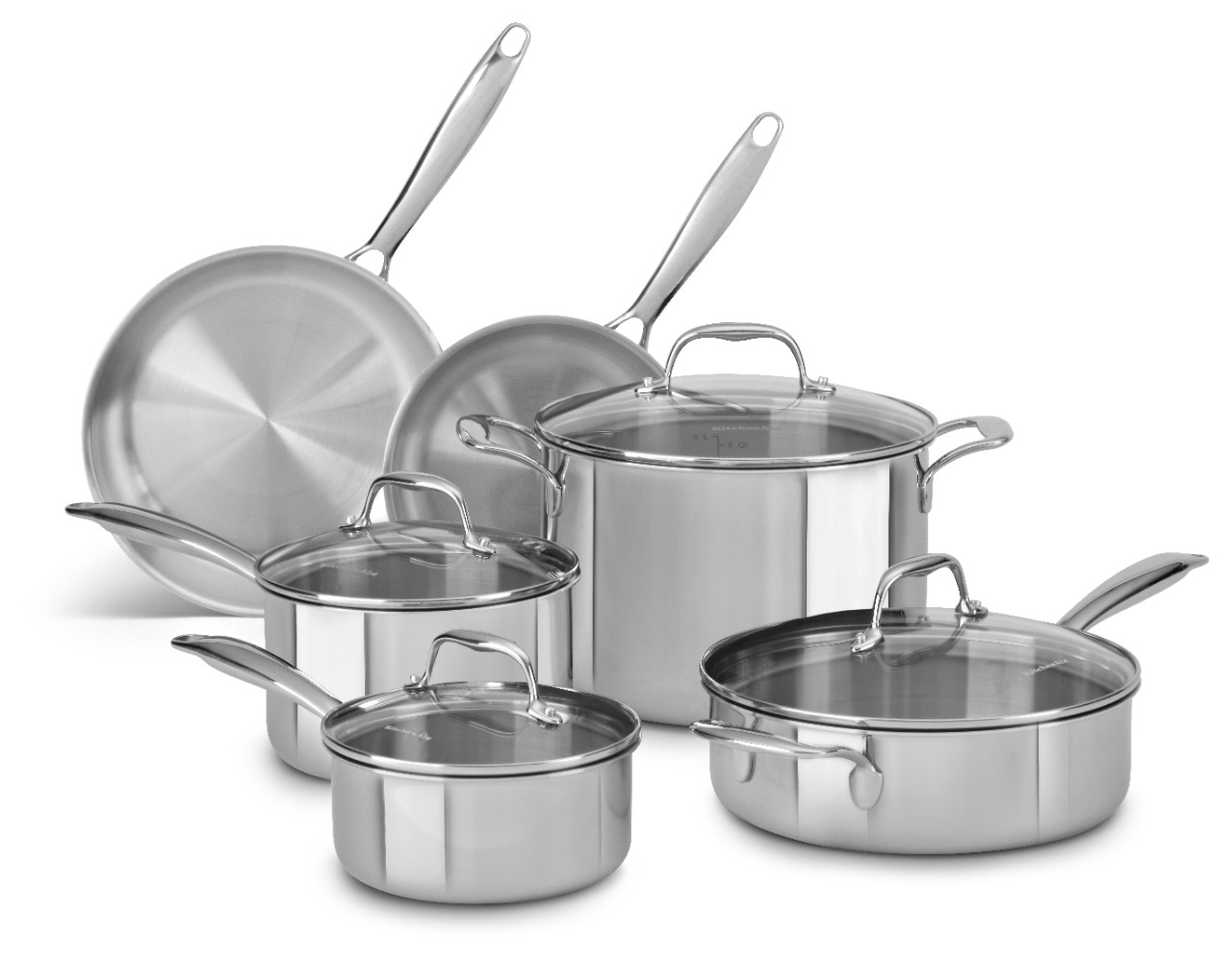 Receive a free 10-piece KitchenAid® Cookware Set today