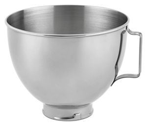 4.3 L Polished Stainless Steel Bowl with Handle